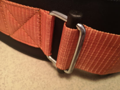 Resolute Nylon lifting belt - Orange - Resolute Strength Wear