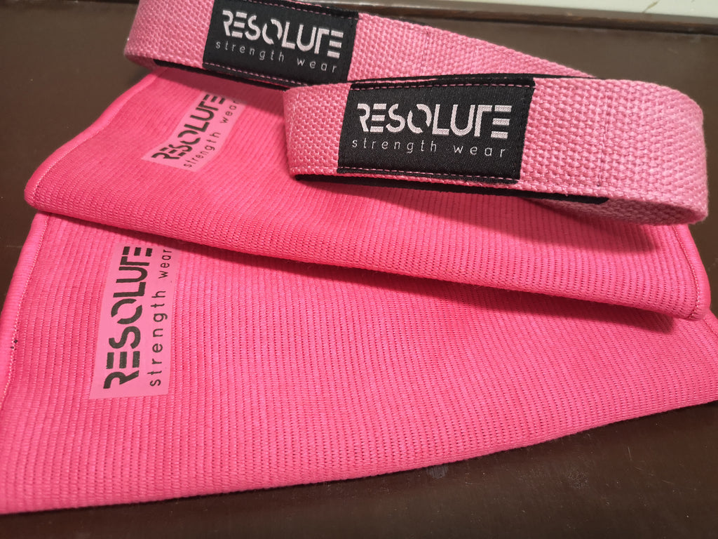 PINK Knee Sleeves - TRIPLE PLY - Resolute Strength Wear