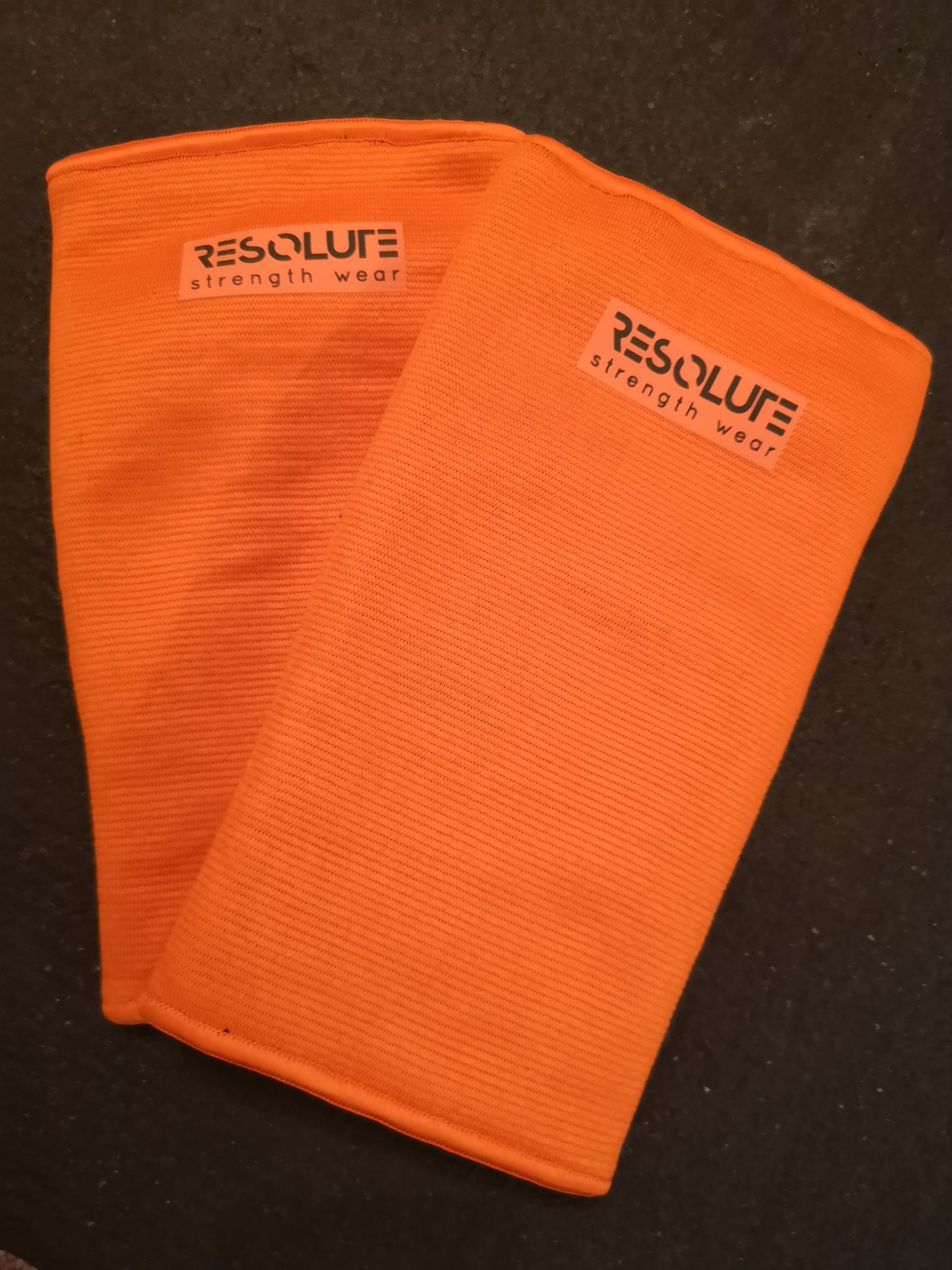 Orange Elbow Sleeves - TRIPLE PLY - Resolute Strength Wear