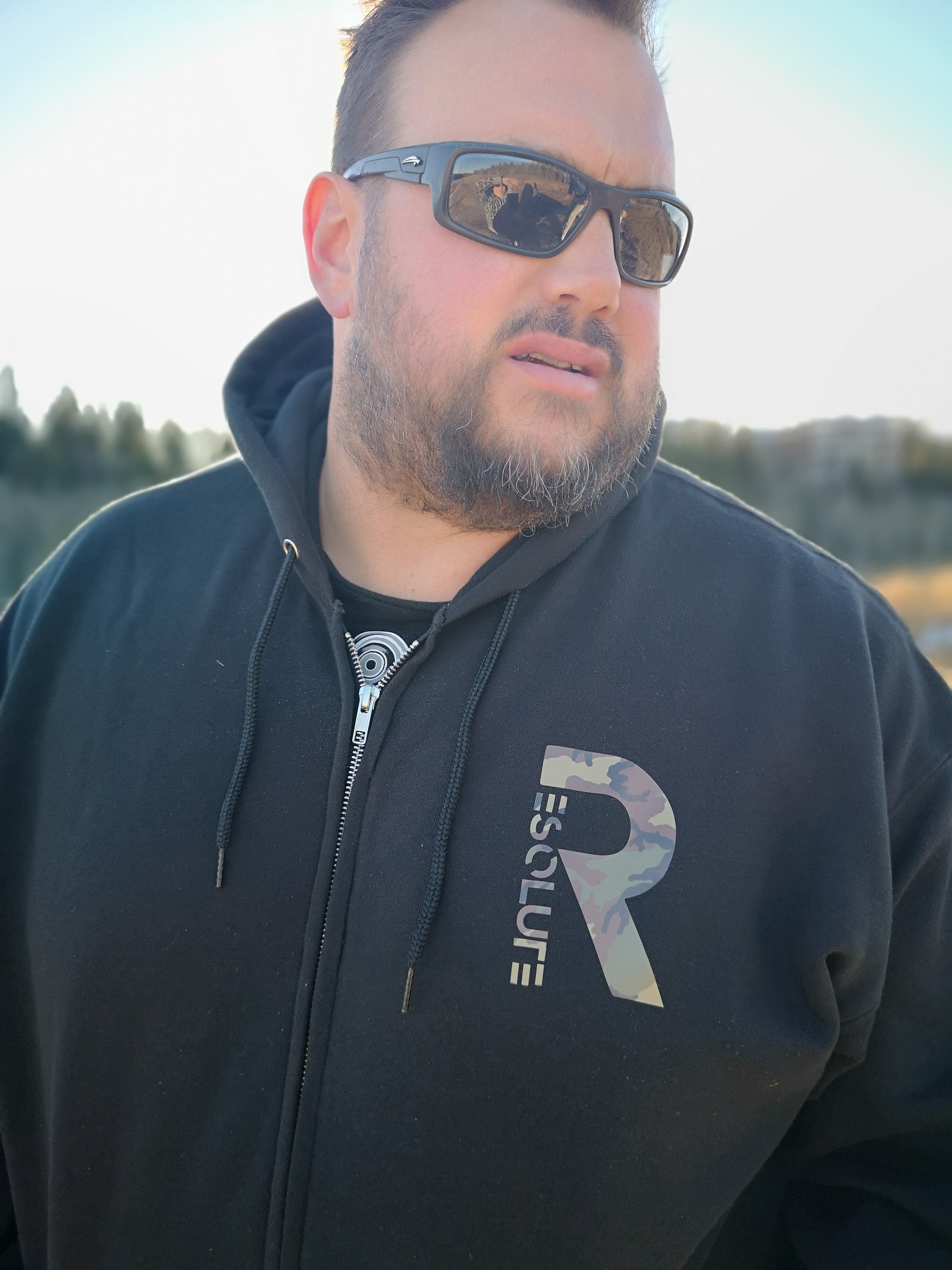 Tribe Zippered Hoodie - Camo - Resolute Strength Wear