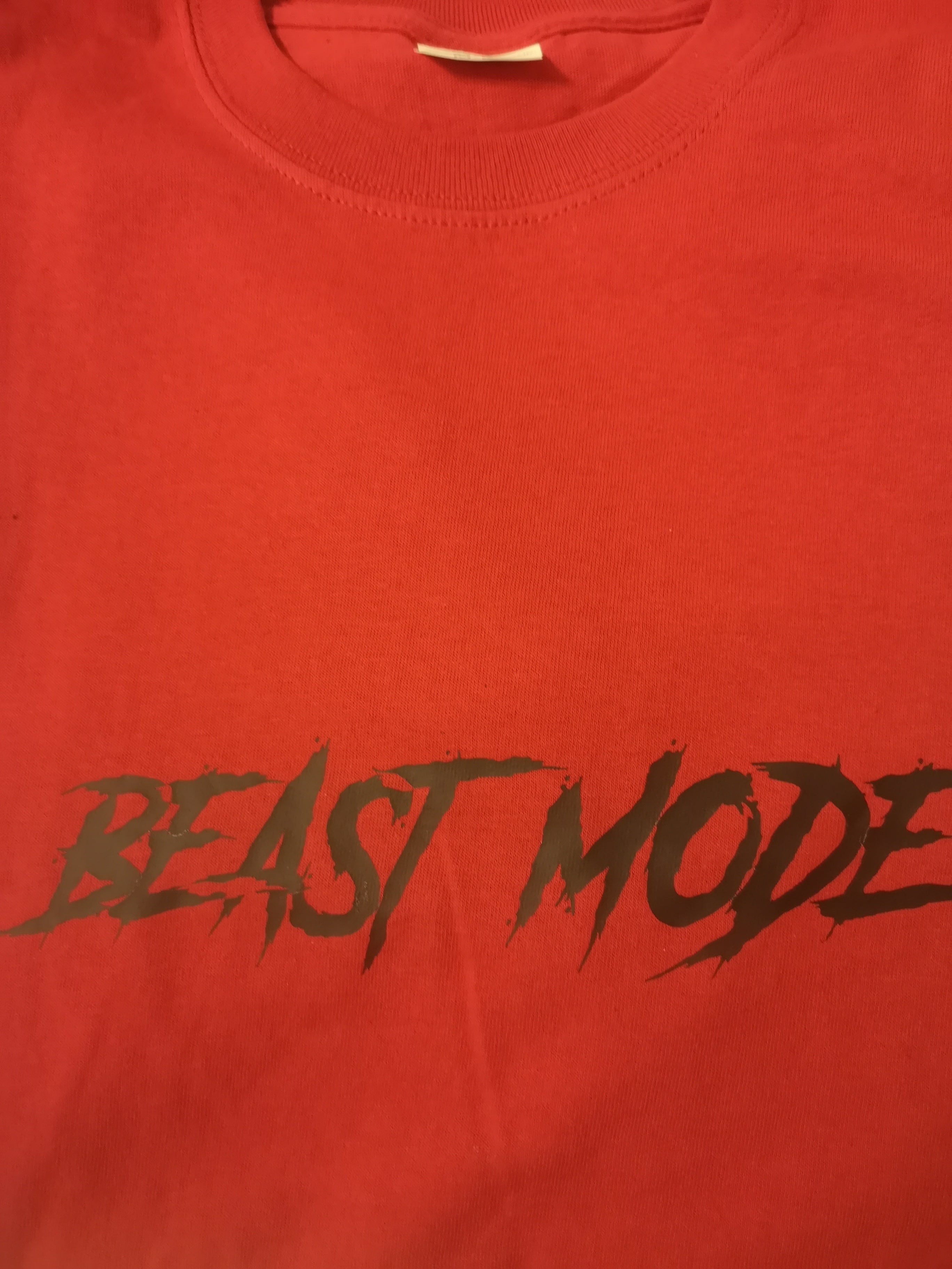 Resolute Unisex Tshirt - Red Beast Mode - Resolute Strength Wear