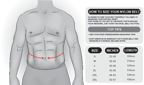 Resolute Nylon lifting belt - Orange - Resolute Strength Wear