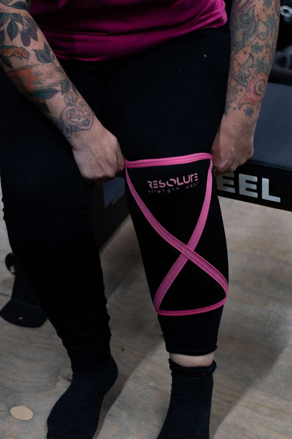 Neoprene Training Sleeves - Pink - Resolute Strength Wear