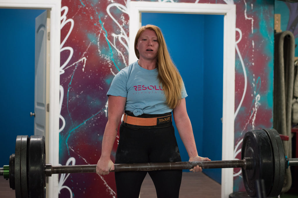 Resolute Nylon lifting belt - Orange - Resolute Strength Wear