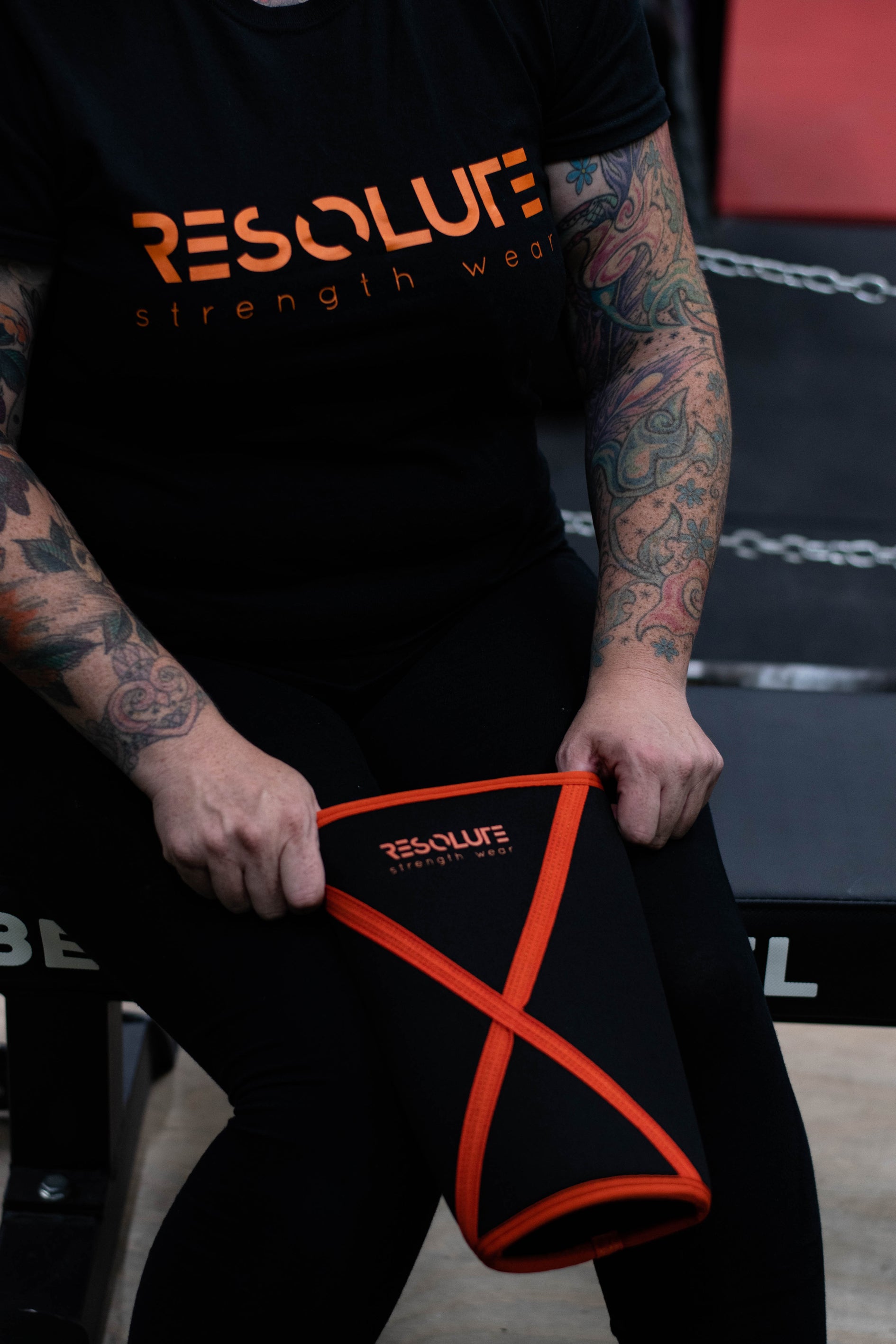 Neoprene Training Sleeves - Orange - Resolute Strength Wear