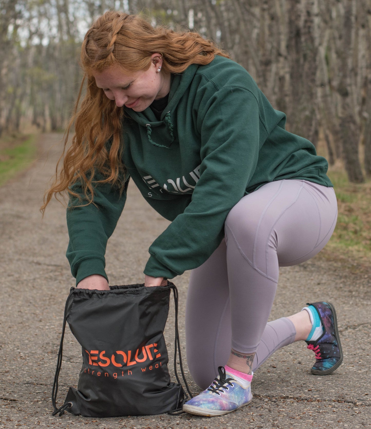 Resolute Drawstring gym bag - Resolute Strength Wear