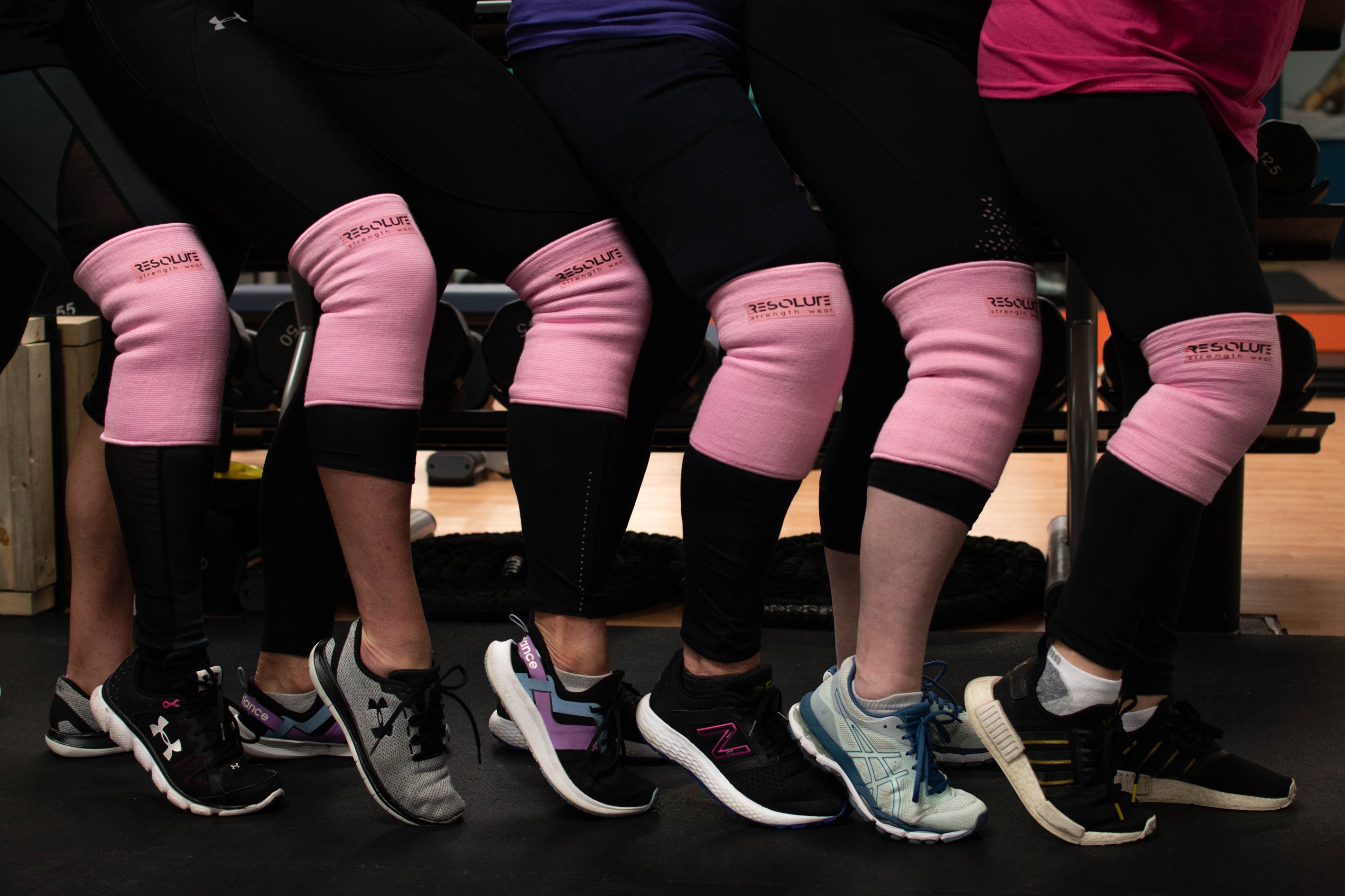 Baby Pink Knee Sleeves - DOUBLE PLY - Resolute Strength Wear