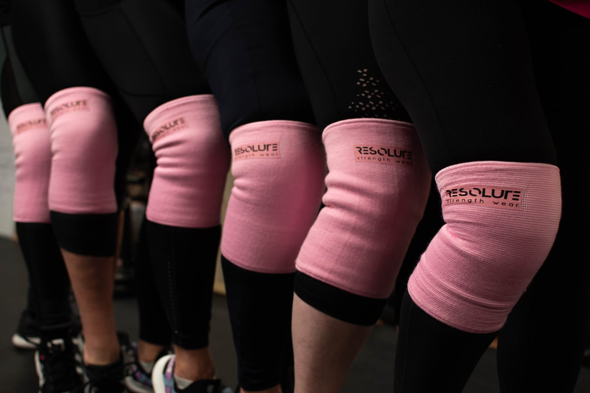 Baby Pink Knee Sleeves - DOUBLE PLY - Resolute Strength Wear