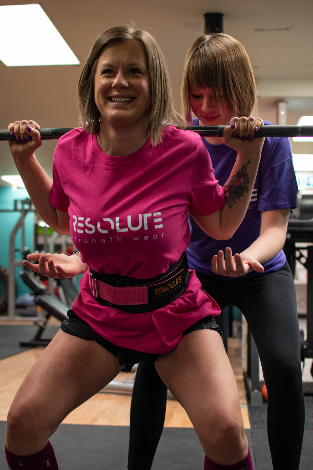 Resolute Nylon lifting belt - Pink - Resolute Strength Wear