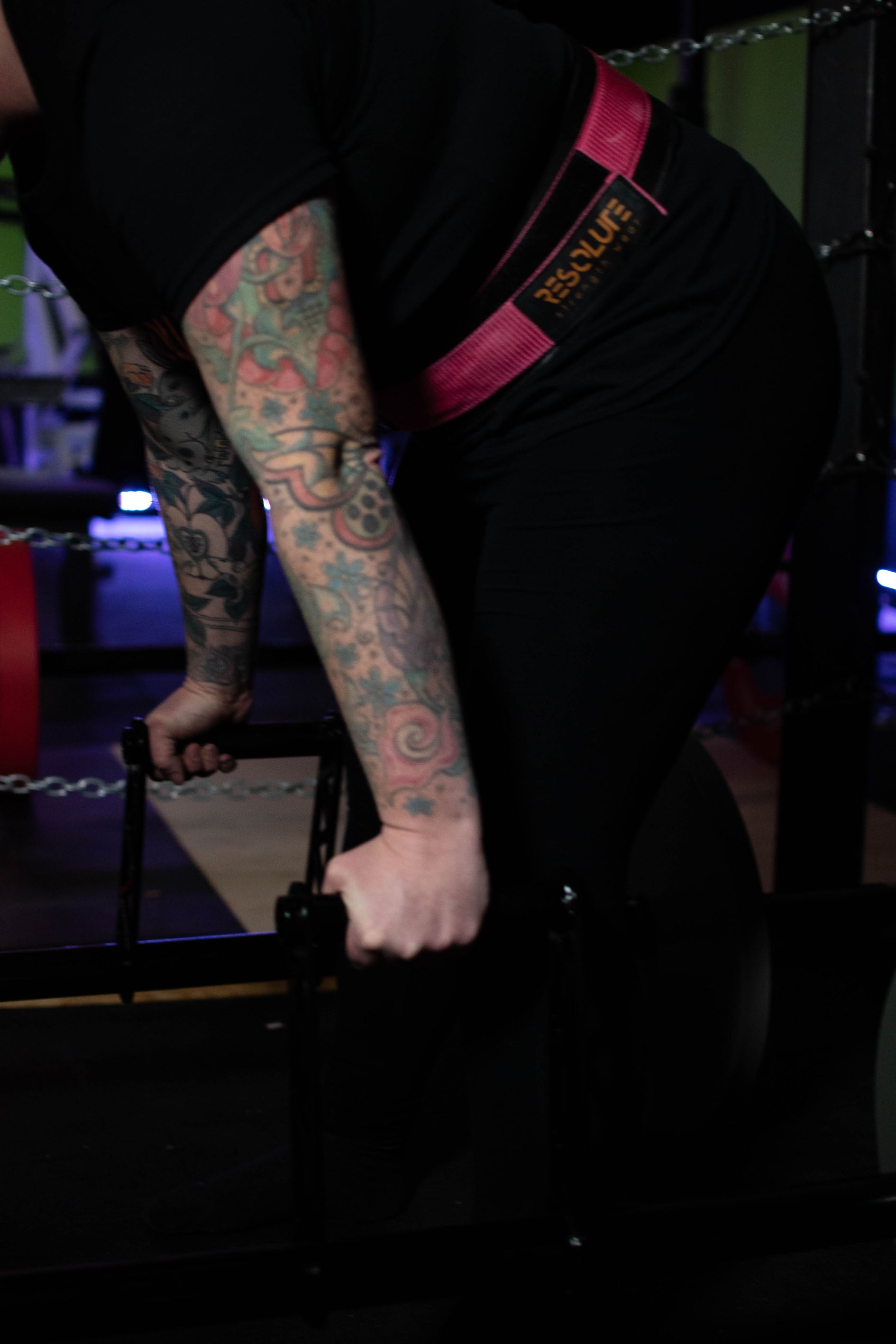 Resolute Nylon lifting belt - Pink - Resolute Strength Wear