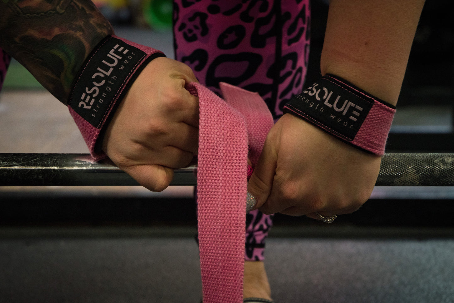 Resolute Lifting Straps Pink - Resolute Strength Wear