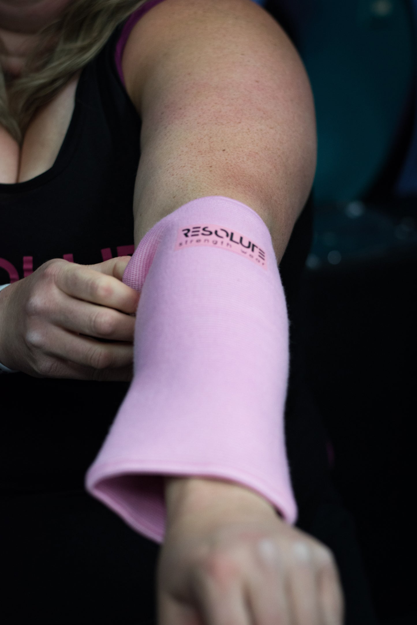 Baby Pink Elbow Sleeves - DOUBLE PLY - Resolute Strength Wear