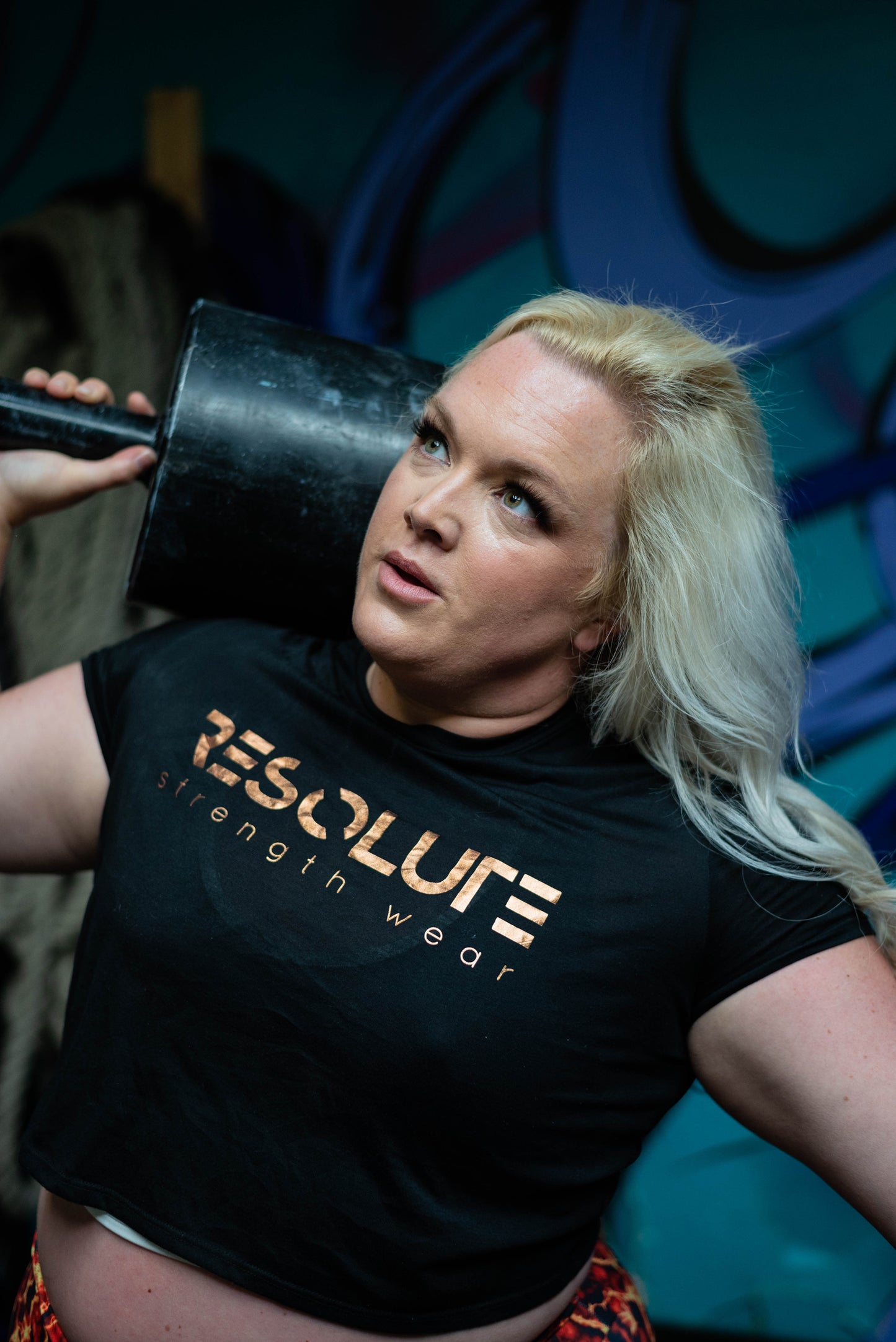 The Classic - Cropped Curvy Tshirt - Resolute Strength Wear
