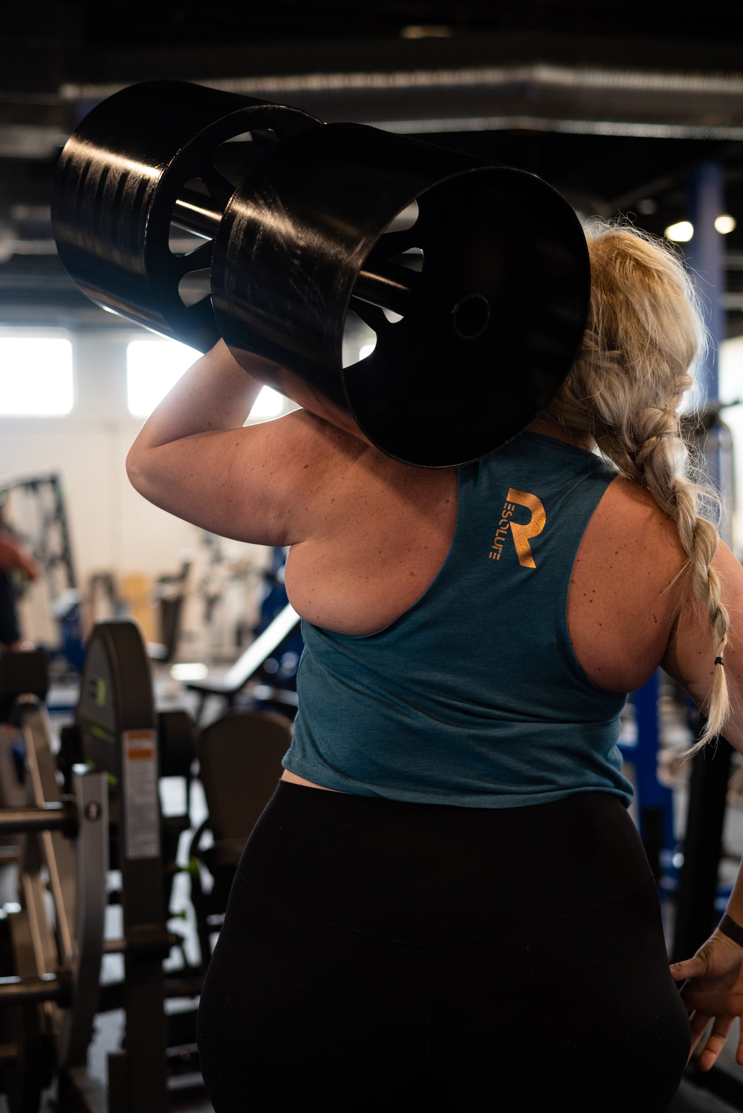 Definition Cropped Racerback Tank - Resolute Strength Wear