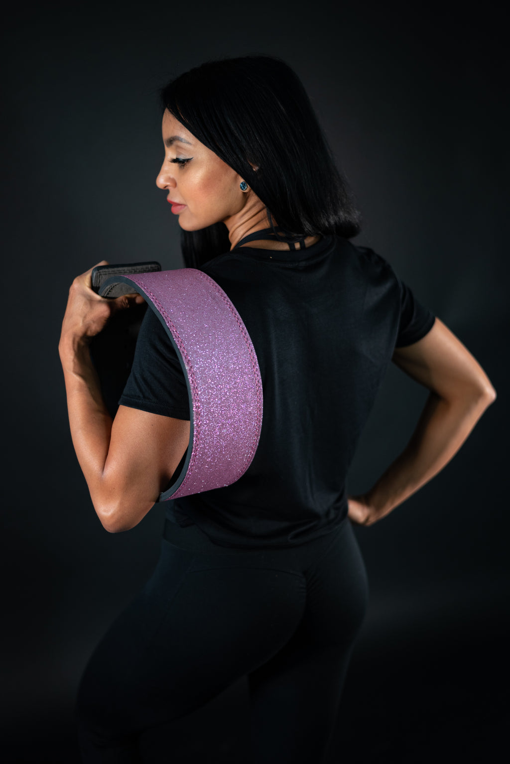 LIMITED EDITION PINK SPARKLY LEVER BELT - Resolute Strength Wear