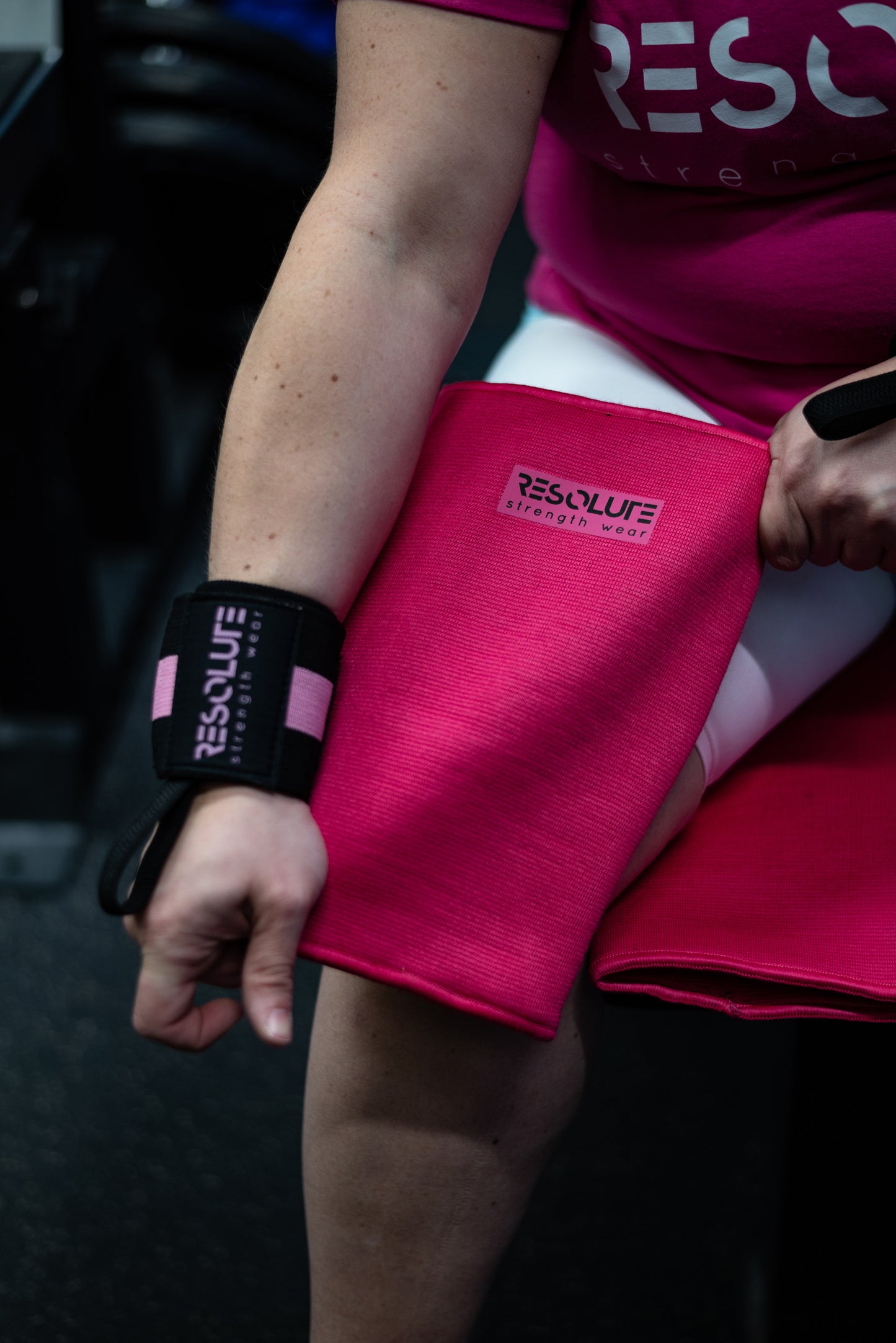 PINK Knee Sleeves - TRIPLE PLY - Resolute Strength Wear