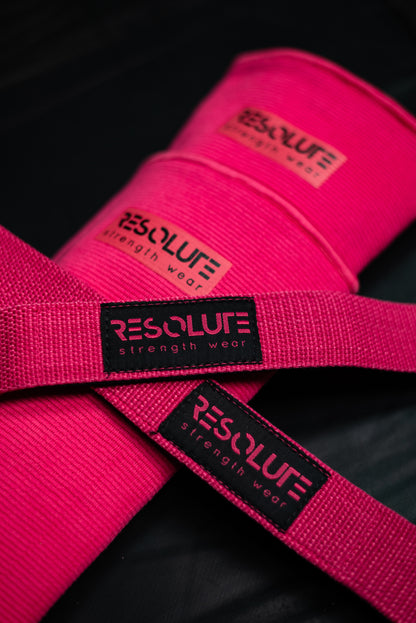Hot Pink Knee Sleeves - DOUBLE PLY - Resolute Strength Wear