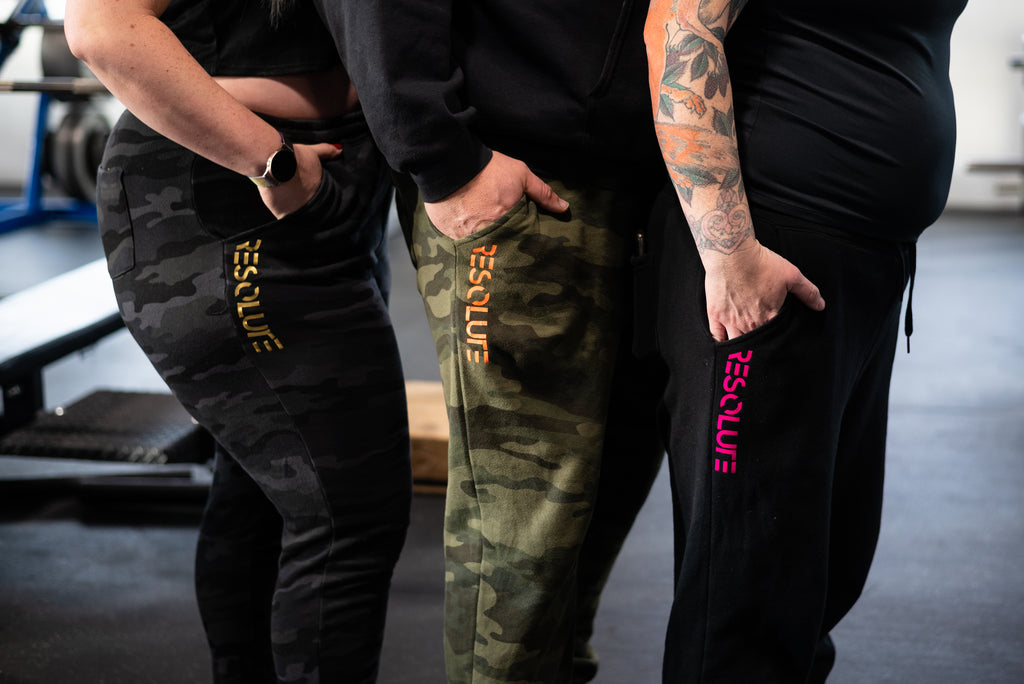 Green Camo Sweat pants - Resolute Strength Wear